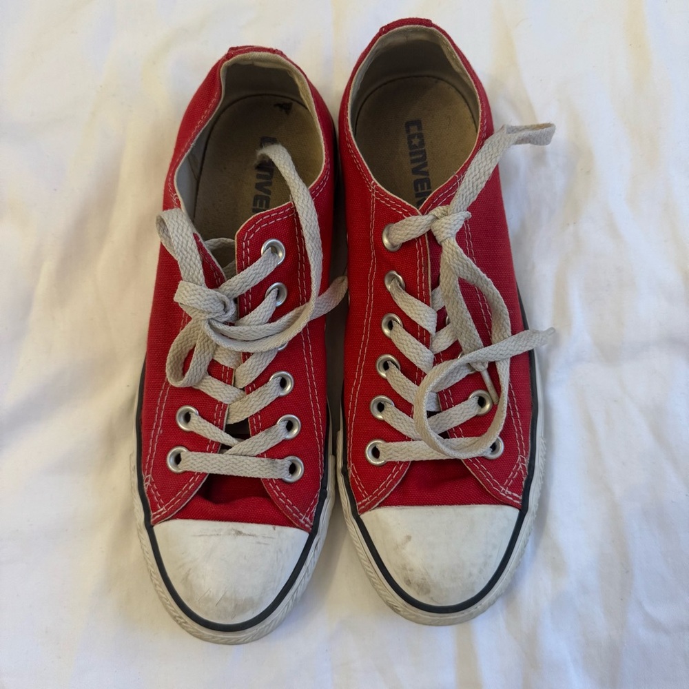 Red Low-Top Converse
